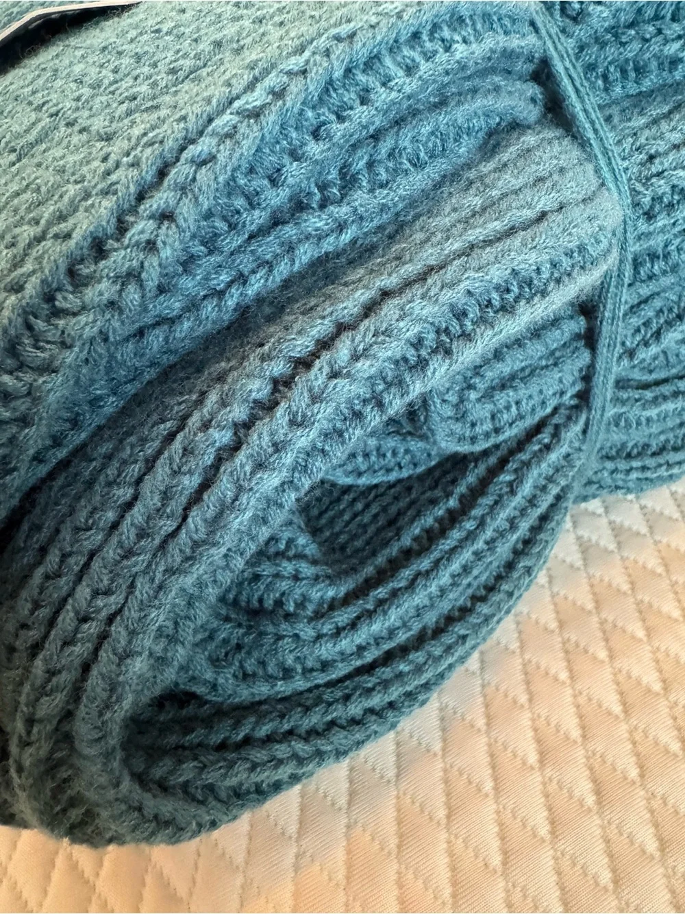 Crate and Barrel Knit Throw Blanket